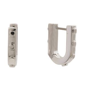 Gorjana Silver Link Hoop Earrings